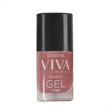 Imagem de Esmalte Em Gel Malva Glam Rosê Cremoso Não Precisa Cabine