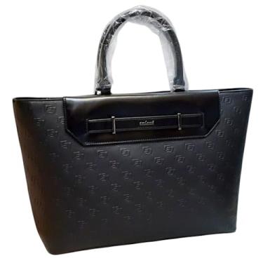 Imagem de Bolsa Colcci Shopping Bag Logo Gravado Duplo C (Preto)