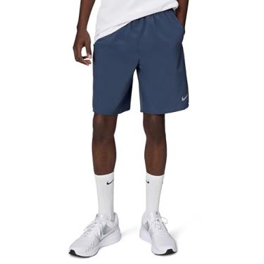 Imagem de Nike Bermuda de corrida masculina Challenger Dri-Fit forrada (costura interna de 23 cm), Azul trovão/prata refletiva, XGG