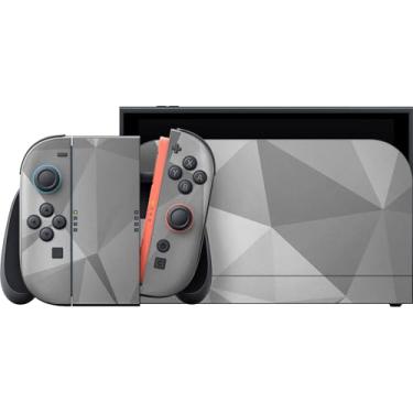 Imagem de Razer Capa de console para Nintendo Switch 2: envoltório completo - vinil fundido premium 3M - resistente a arranhões - designs e acabamentos exclusivos - fácil aplicação - Mercúrio geométrico