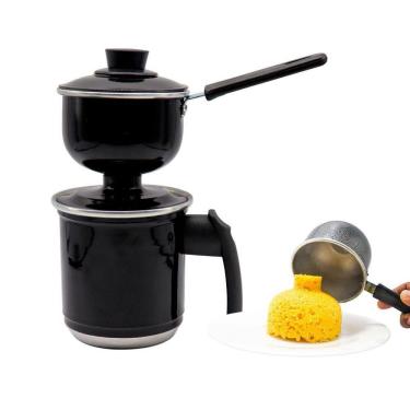 Imagem de Cuscuzeira Individual Nordestino Em Alumínio - Preto