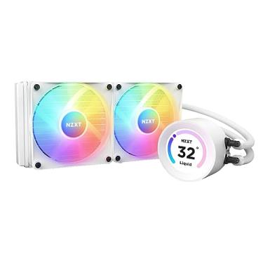 Imagem de Water Cooler NZXT Kraken Elite 240 RGB - 240mm c/Display, RGB Controller e RGB Fans Branco