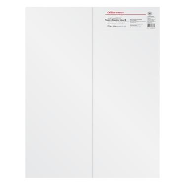 Imagem de Office Depot Placa de espuma dobrável em três dobras Vanishing Grid, 56 x 71 cm, branca, 12080