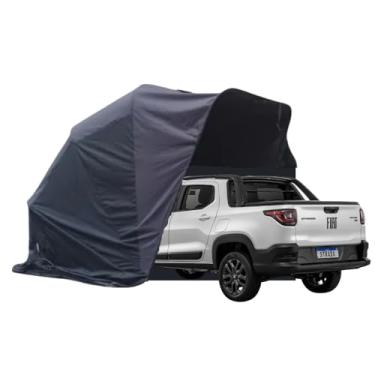 Imagem de IGLUCAR Garagem Retrátil Para Fiat Strada – Proteção Contra Sol, Chuva e Poeira | Dobrável, Resistente e Fácil de Usar | Para Uso Externo - M