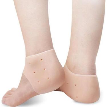 Imagem de Par Palmilha Silicone Gel Ortopédica Tornozelo Esporão - Importado