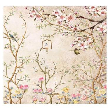 Imagem de Papel de Parede Adesivo Infantil Floral Flores Quarto Menina - 624pcp 