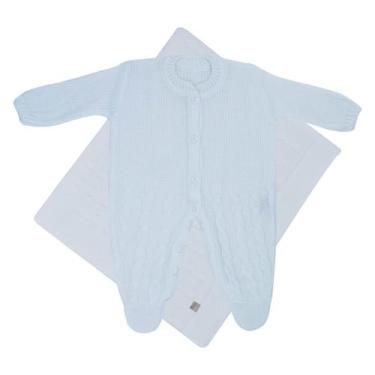 Imagem de Saída de Maternidade Trançado - Kowak, Branco, RN