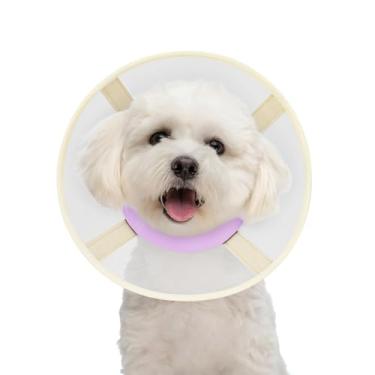 Imagem de Coleira de cone macia para evitar lamber - coleira de recuperação de malha confortável ajustável após cirurgia para cães pequenos em miniatura, alternativa a coleiras elizabetanas de plástico para