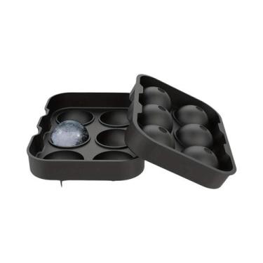 Imagem de Forma De Gelo Grande Em Silicone De Grau Alimentício Para Cubos De Gel