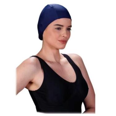 Imagem de Touca Para Natação E Hidroginástica Tecido Unissex Adulto - D Presente