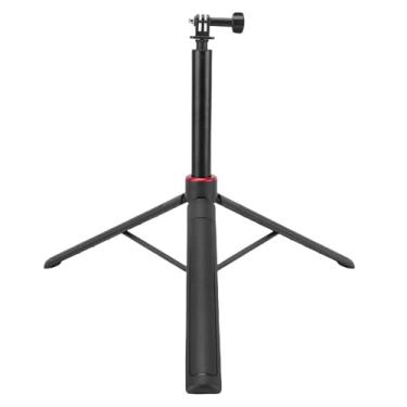 Imagem de Jiawu 11-55in Extendível Selfie Stick Tripé para Insta /360 X5, X4, X3, GO3, ACE, Ação 5 4 3, Câmeras OSMO 360, Leve e Portátil para Viagens e Vlog Diário