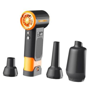 Imagem de Generic Ventilador portátil para resfriamento, inflador para viagens, acampamentos, limpeza doméstica, prático, versátil, com display digital, soprador de ar,