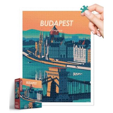 Imagem de PieceRelax Quebra-Cabeças De Plástico Para Adultos, 1200 Peças, Studio Inception - World Travel Budapest, Os Jogos Mesa E Presentes Mais Satisfatórios, Sem Necessidade Tapete Quebra-Cabeça [H3474]