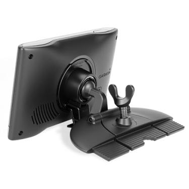 Imagem de APPS2Car Suporte para GPS, suporte para GPS com compartimento para CD, base compatível com Garmin Nuvi Serie 3,5-7 polegadas, suporte para CD Player de Navegação por Satélite