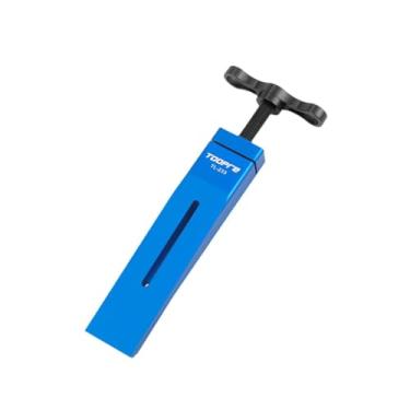 Imagem de harayaa Ferramenta de freio a disco para bicicleta, pinça de freio a disco hidráulica, ferramenta de prensa de pistão multifuncional profissional leve para, Azul