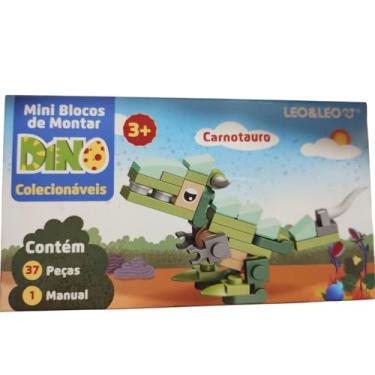 Imagem de Mini Bloco de Montar Infantil Fundo do Mar ou Dino. (CARNOTAURO)