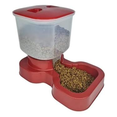Imagem de Comedouro Automático Para Cães 8 Litros Grande Vermelho