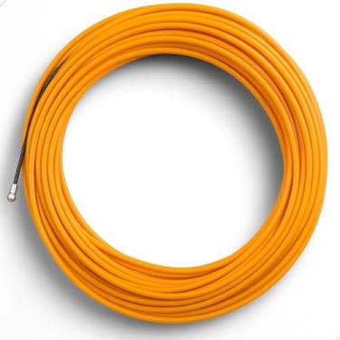 Imagem de Passa Fio com Alma de Aço 30 Metros 4mm com Revestimento PVC para Instalações Elétricas com resistencia e flexibilidade