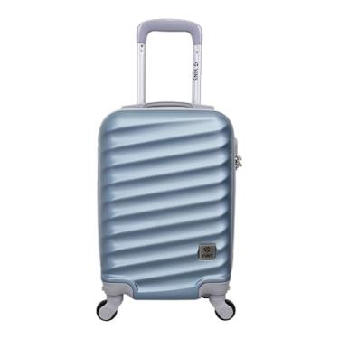 Imagem de Mala de bordo viagem 18" em ABS Azul