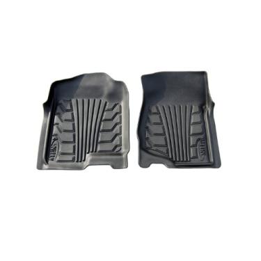 Imagem de Lund 283136-G Catch-It Tapete de piso frontal cinza vinil, conjunto com 2, 1 pacote