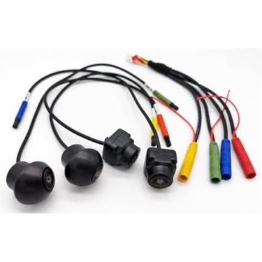 Imagem de Câmera de visão noturna panorâmica de 360 graus montada em carro de alta definição compatível com AHD universal grande angular