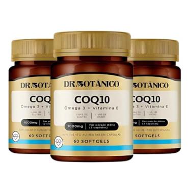 Imagem de KIT 3 UN COQ10 + OMEGA 3 + VIT. E 1000MG 60 SOFTGELS - DR. BOTANICO