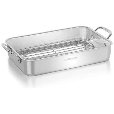 Imagem de Forma Assadeira com Grelha em Aço Inoxidável, Cuisinart 7117 14RR