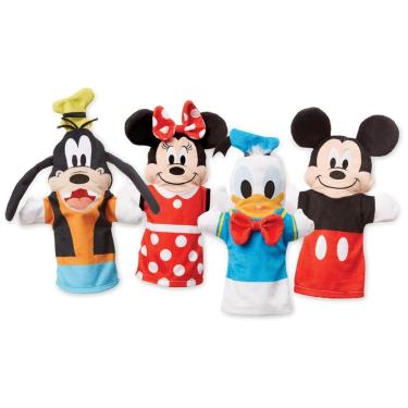 Imagem de Kit de 4 Fantoches de Mão, Tema Disney Mickey Mouse e Amigos para Crianças Acima de 2 Anos, Melissa & Doug