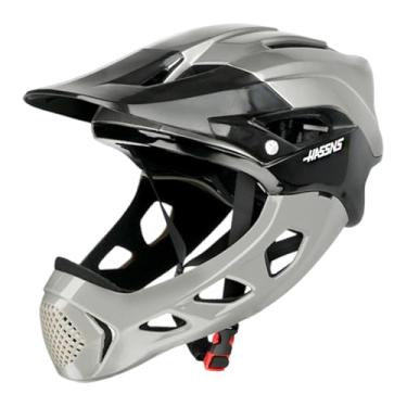 Imagem de RNXRZANK Capacete de Bicicleta Moderno para Adultos, Versátil, Ajustável E Removível, para Skate, Mountain Bike, Preto Cinza