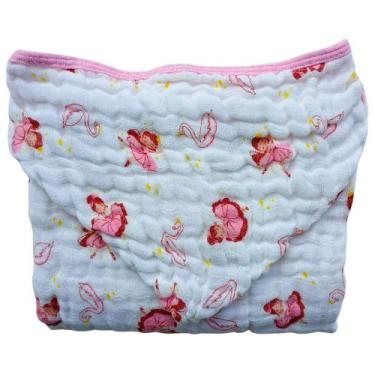 Imagem de Toalha de Banho Infantil com Capuz Soft 100 Algodão Tecido Fralda Dupl