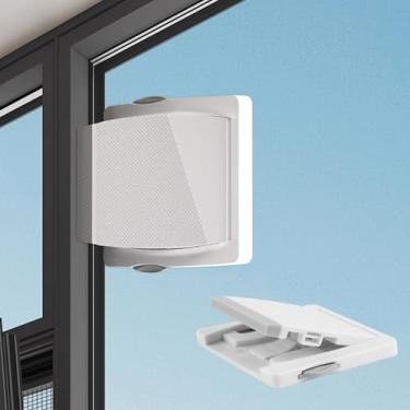 Imagem de Fechadura de porta deslizante, fechadura de porta de vidro deslizante de segurança para portas de vidro, janelas, armário. Sem necessidade de ferramentas de perfuração