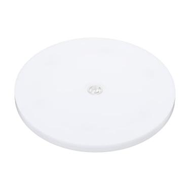 Imagem de Generic Suporte giratório pesado de 17 cm, toca-discos Lazy Susan de rotação 360 com rolamentos de esferas de aço, branco