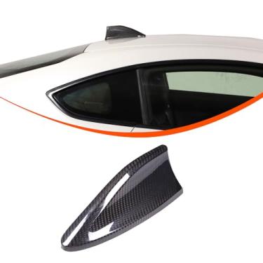 Imagem de Guarnição de cobertura aérea de teto de antena de tubarão para carro automotivo para Subaru BRZ/2022+ Toyota 86 Adesivo de decoração externa, acabamento de cobertura de barbatana de tubarão de teto de