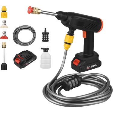 Imagem de lavadora de alta pressão portátil recarregável