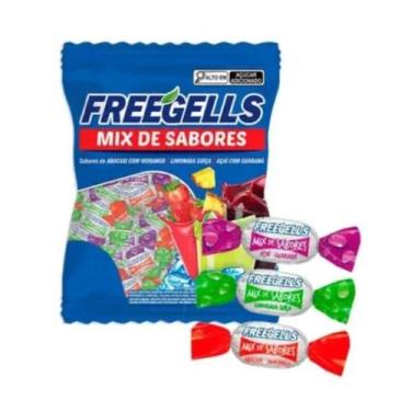 Imagem de Bala freegells mix sabores 584 g - RICLAN