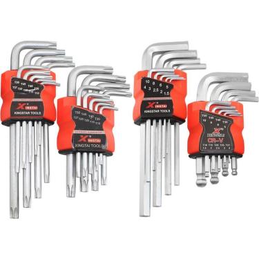Imagem de Combo Jogo De 36 Chaves Allen Hexagonal E Torx 1,5 A 10mm
