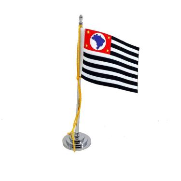 Imagem de Mini Bandeira Mesa De S Paulo Mastro 15 Cm