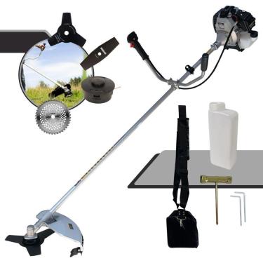 Imagem de Roçadeira à Gasolina 2t Tbc43h Toyama 43cc + Faca 2p + 40d