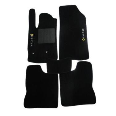 Imagem de Tapete Automotivo Renault Captur Em Carpet Linha Luxo - Tapecars