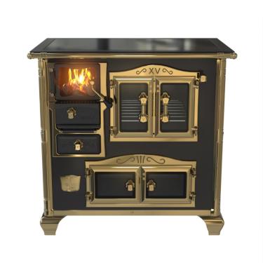 Imagem de Fogao a Lenha N 1 Princess Premium Preto Gold Sd