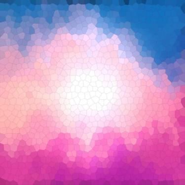 Imagem de Quadro Decorativo Full Glass com Estampa Wallpapers Colors Modernos para Ambientes Internos 40x40cm