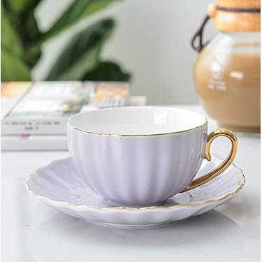 Imagem de Caneca Rosa Bonito Criativo Porcelana Xícara e Pires Cerâmica Conjuntos de Chá Simples Design Moderno Copos de Café Tazas para Café Xícara de Café Xícara de Café (Cor: Estilo4)