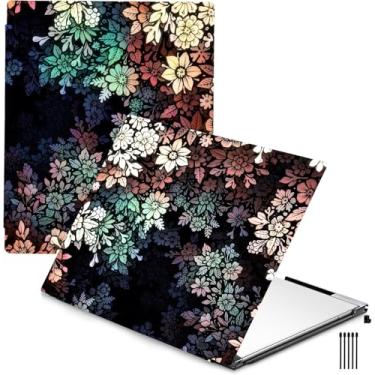 Imagem de QIOFEARTH Capa para tablet de papel Notáveis 2 de 10,3 polegadas lançado em 2020, capa protetora fina, leve e rígida com suporte de caneta integrado, vem com notáveis 2 pontas de caneta (flor colorida