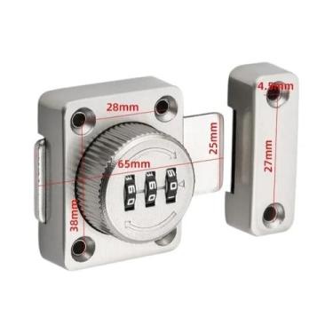 Imagem de Fechadura Antifurto Com Senha, Fechadura De Porta Sem Perfuração Para 