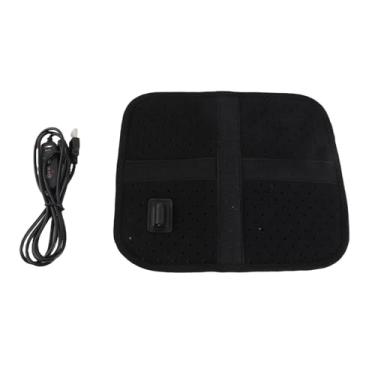 Imagem de CUOFYUNL Almofada de cintura aquecida multifuncional ajustável em três níveis de aquecimento cronometrado Porta DC Almofada de cintura elétrica para casa