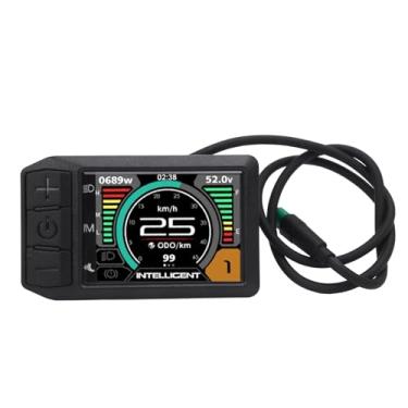 Imagem de RiToEasysports Velocímetro de Bicicleta, Tela Colorida ABS, Display LCD de 6 Idiomas para Bicicleta Elétrica M410 M500 M510 M600 M560 M800 M820