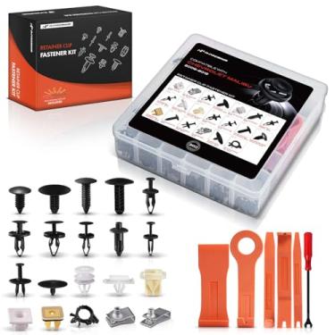 Imagem de A-Premium 200 peças (20-tipo) clipes de retenção de carro compatíveis com Chevrolet Malibu 2008-2012 para-choque painel de acabamento de porta auto pino plástico conjunto de substituição de fixador de