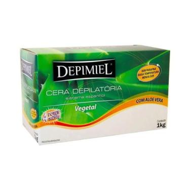 Imagem de Cera Depilatória Depimiel Vegetal com 4 Tabletes 1kg