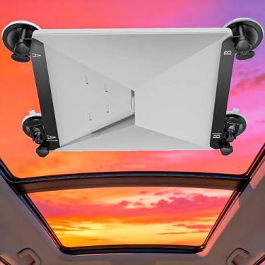 Imagem de JUSTHERE Suporte Starlink mini ventosa para teto solar ou janelas de carros, mini acessórios Starlink Suporte com ventosa, potentes ventosas são testadas para trailers, barcos, aviões e mais