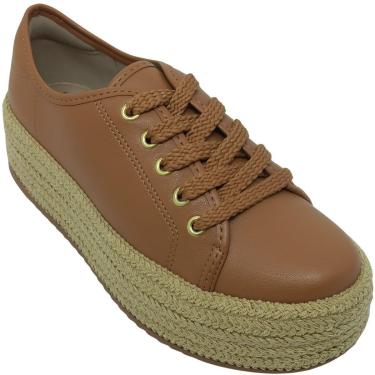 Imagem de Tênis Beira Rio Feminino com Sola Trançada 5cm-Feminino